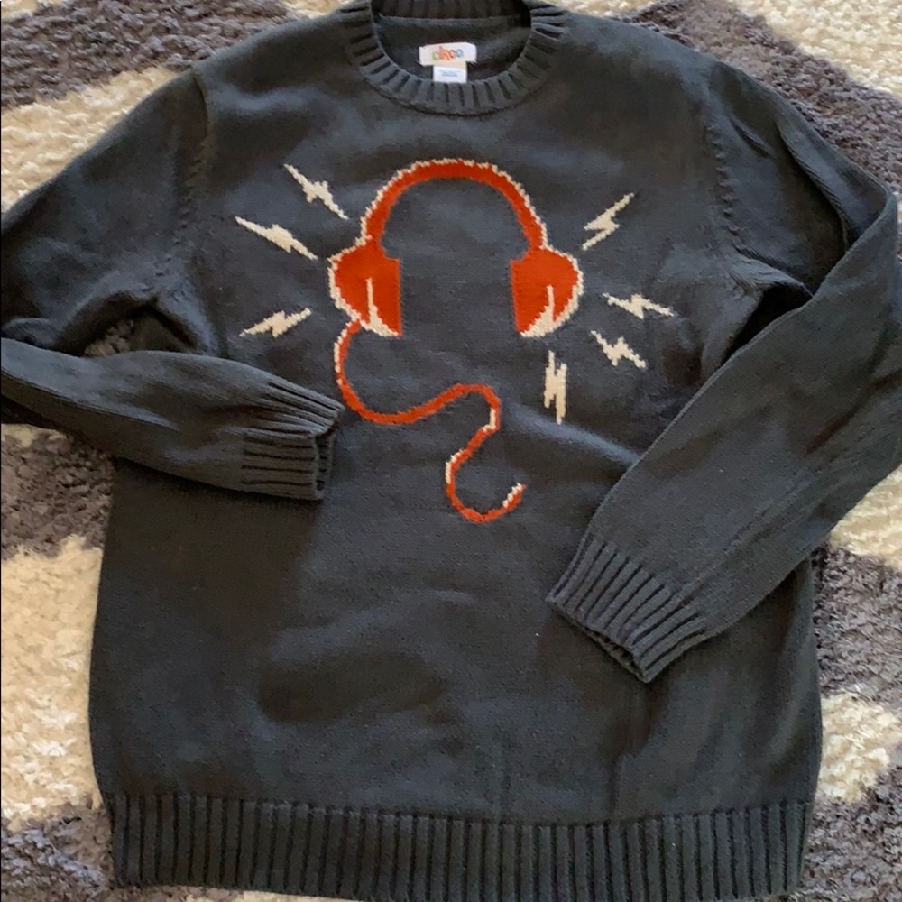 Kids Large 12-14 Circo Sweater - Headphones
